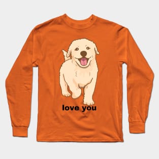 love you chien Long Sleeve T-Shirt